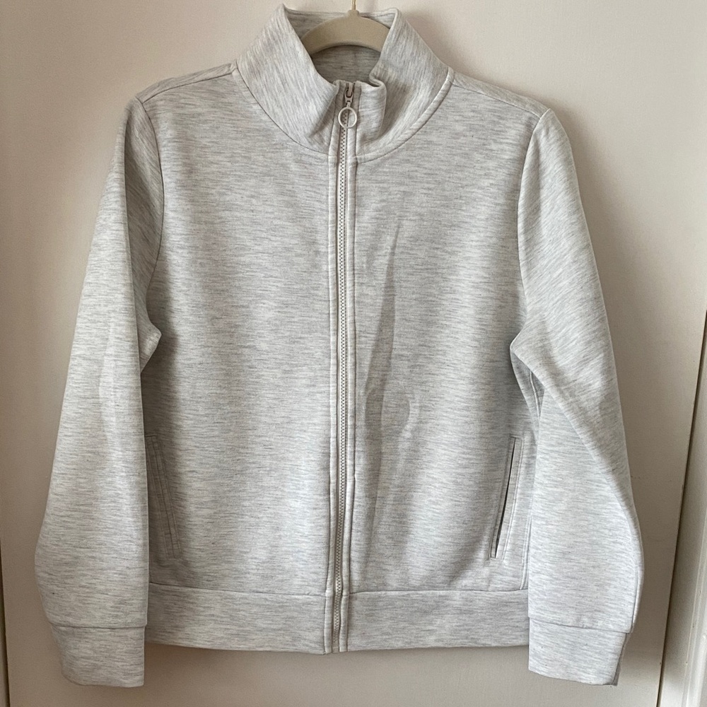 A New Day Light Gray Women’s  Zip-Up